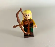 LEGO Legolas Greenleaf lor035 The Hobbit LOTR Minifigure w/ Bow