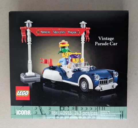 LEGO Vintage Parade Car 40913 Annual Silly Hats, Sealed