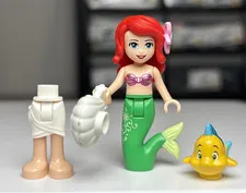 LEGO Ariel Minifigure Disney The Little Mermaid dp037 41145 Princess Flounder