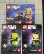 LEGO BrickHeadz Manuals – Avengers & Ghostbusters – 41626/41622 – Manuals Only