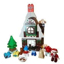 LEGO Duplo Santa's Gingerbread House 10976 Christmas Holiday Building complete