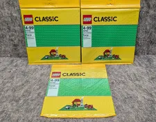 3 x LEGO 10700 Green Baseplates 10" x 10" 32x32 stud 3811 foundation grass New