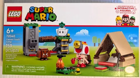 LEGO Super Mario 72040 Captain Toads Camp 159 Pc Building Set - New Sealed