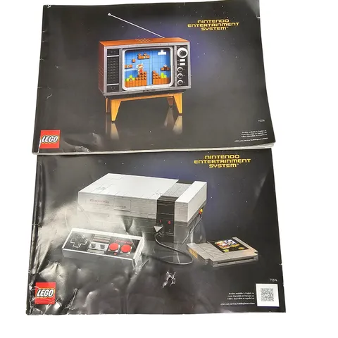 LEGO Nintendo Entertainment System 71374 Instruction Manuals Vol 1 & 2 NES Set
