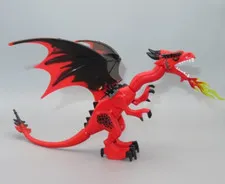 LEGO Castle Dragon Black red Fantasy Era minifigure 70403 Dragon Mountain