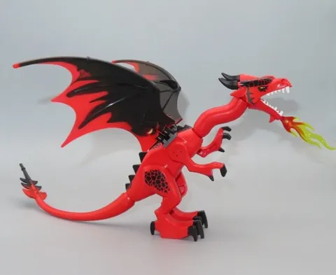 LEGO Castle Dragon Black red Fantasy Era minifigure 70403 Dragon Mountain