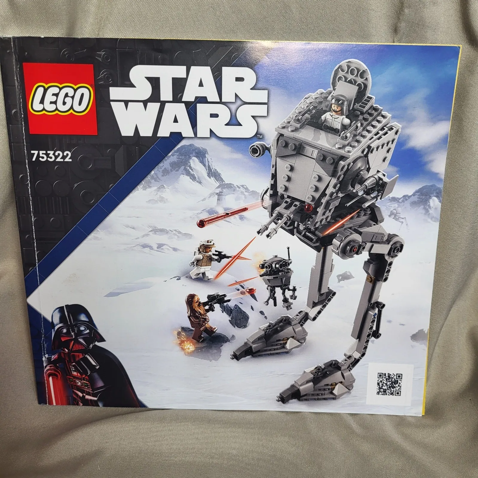 LEGO Star Wars Hoth AT-ST Instruction Manual Only Set 75322 Building Guide 2022