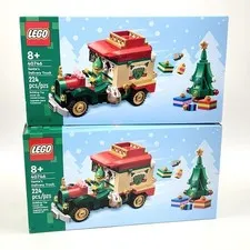 2x Sealed & Retired LEGO 40746; Santa's Delivery Truck