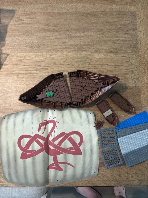 Lego Viking Ship Piece Lot