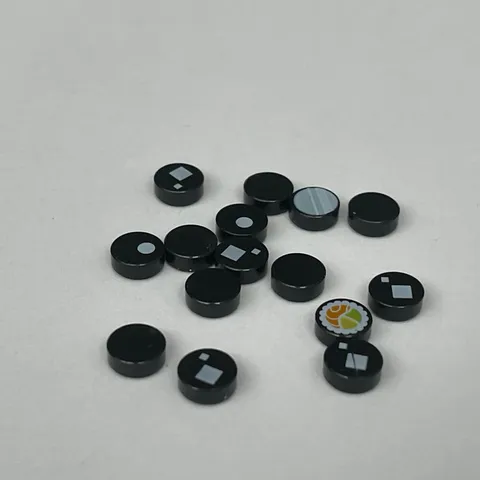 Lego 35381 Black Replacement Parts Pieces Lot of 15