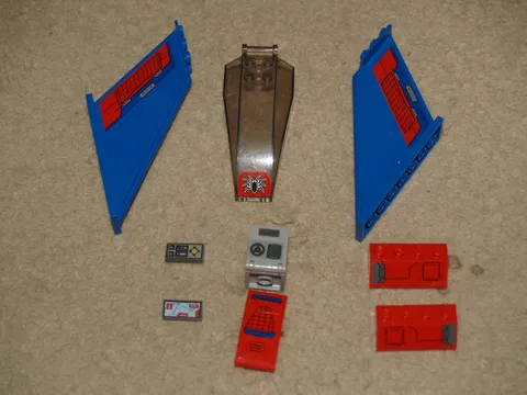 Lego Spiderjet vs Venom Mech 76150 - replacement pieces w/ stickers
