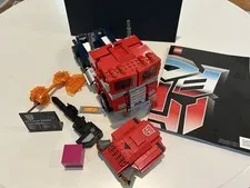 LEGO Icons Transformers Optimus Prime 10302 Complete Set, 1508 pcs 18+ Converts