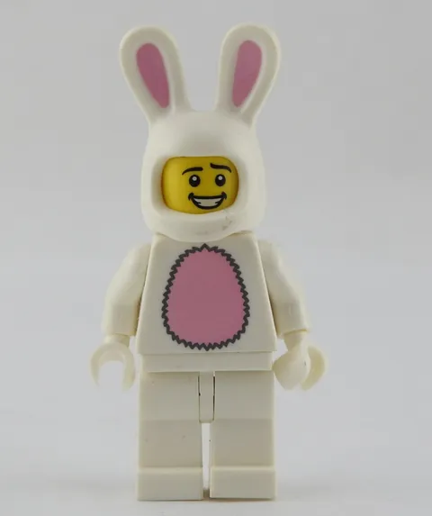 Lego Minifigure Bunny Suit Guy  Collectables Rabbit MiniFigures 8831 Series 7