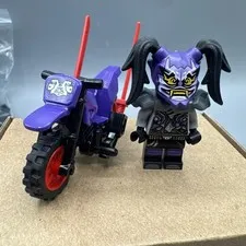 LEGO Ninjago Sons of Garmadon Ultra Violet Oni Mask of Hatred njo397 Motorcycle