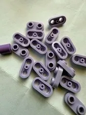LEGO-NEW-#35480-LAVENDER-PLATE MOD/ 1 X 2 ROUND W/ 2  STUD-20 PIECES