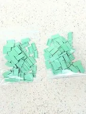 Lot Of 100 NEW Lego 3069 1x2 Sand Green Flat Tiles Harry Potter Star Wars Yoda