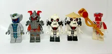 Official LEGO Ninjago Lot Comm Raggmunk Rattla Fang Suei Kruncha