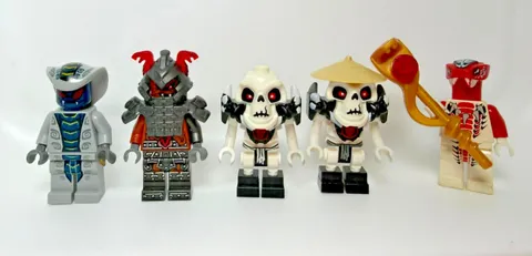 Official LEGO Ninjago Lot Comm Raggmunk Rattla Fang Suei Kruncha