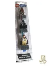 LEGO Star Wars Magnets Chewbacca Darth Vader Minifigure Blister Pack 2005