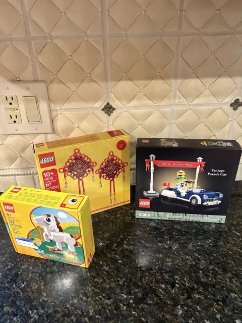 Lego Set Lot Of Three, All Brand New & Factory Sealed