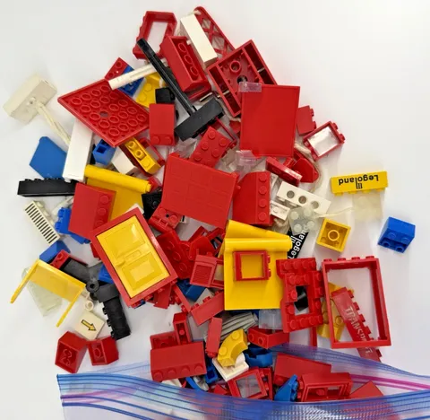 LEGO Bulk Lot, Used, Sanitised, 13 oz of random "Unusual" pieces.