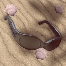 Barbie Doll BLACK GREY Small Glasses Sunglasses Shades Ken Clone Bratz