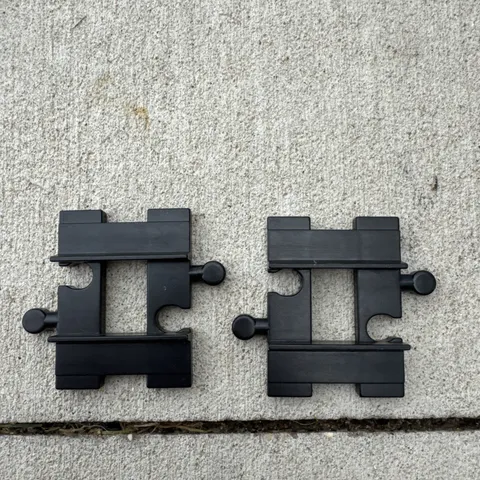 Vintage Lego Duplo Small Track Connector Lot Of 2