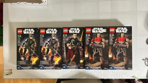 5 x New LEGO Buildable Figure : Sergeant Jyn Erso, Chirrut Imwe, Baze Malbus