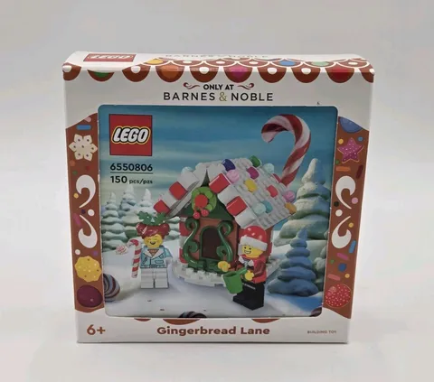 LEGO Gingerbread Lane 6550806 | Barnes & Noble Exclusive | 150 Pcs | New Sealed 