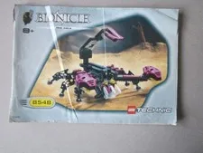 Lego Building Instructions Instruction Bionicle 8548 Nui Jaga 