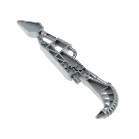 1x LEGO Bionicle Weapon Battle Stab Flat Silver Gray Sword Shield Rorzakh 47339