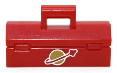 LEGO Minifigure Red Toolbox with Classic Space Logo tool box CMF 6256394