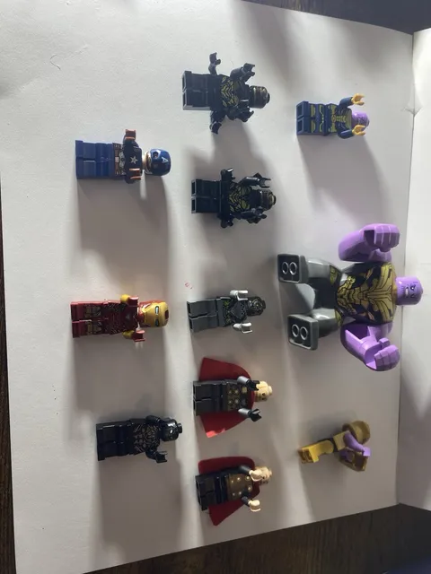 LEGO Marvel Minifigure Lot Damage Is Shown In Pictures, Willing To Negotiate