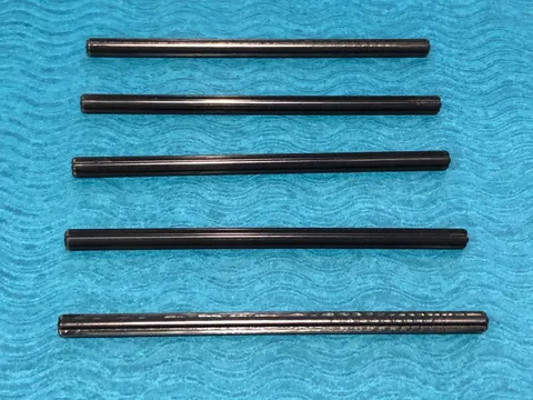 LEGO PART 3708 TECHNIC AXLE 12L 5 PIECES (BLACK)