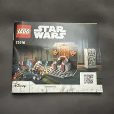 LEGO Star Wars 75310 Duel on Mandalore Illustrated Instruction Manual Booklet