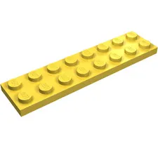10x LEGO® Part 3034 - Plate 2 x 8
