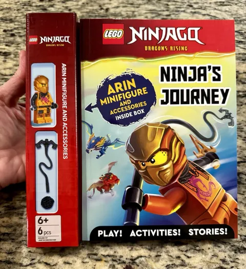 LEGO Ninjago Dragons Rising Ninja’s Journey Activity Book w/Arin Minifig njo0921