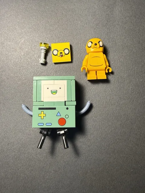 LEGO Adventure Time Jake The Dog Minifigure dim026 And BMO Good Condition