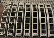 LEGO-NEW-#26559-DARK BLUISH GREY-TRACK/ TRAIN/ROLLAR COASTER/ ELEVATION-7 Pc.lot