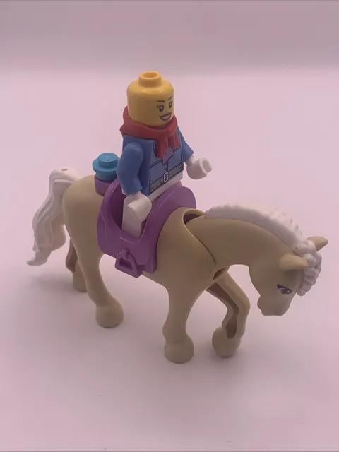 Lego minifigure horse animal castle friend pony