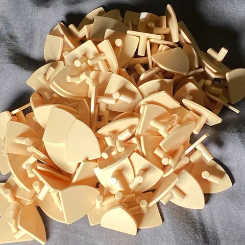 LEGO Blank Shield Tan Castle Army Building Minifigure Accessories Lot Of 100