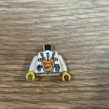 Lego Minifigure Figure White Torso Mars Mission Space 973pb0435c01