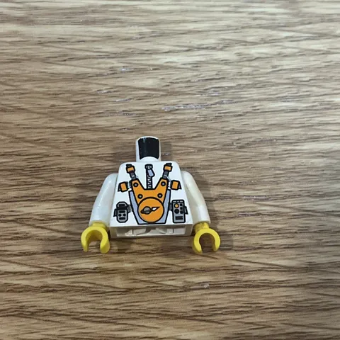 Lego Minifigure Figure White Torso Mars Mission Space 973pb0435c01