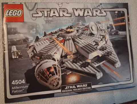 Lego Star Wars Instruction Manual Only 4504 Millennium Falcon GUC No Bricks