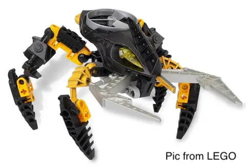 LEGO Bionicle Visorak 8744 Oohnorak Set Complete Note