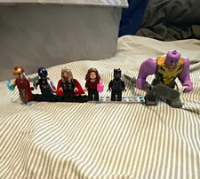 LEGO Marvel Avengers Minifigure Lot Iron Man Thor Captain America Scarlet Witch