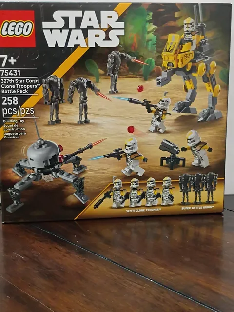 LEGO Star Wars 327th Star Corps Clone Troopers Battle Pack 75431 New Build Only 