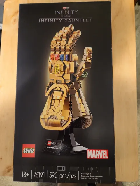 LEGO Marvel the Infinity Saga Infinity Gauntlet 76191 CIB Opened All Pieces