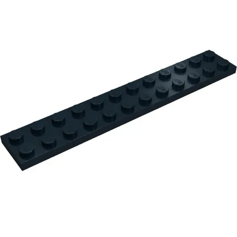 10x LEGO® Part 2445 - Plate 2 x 12
