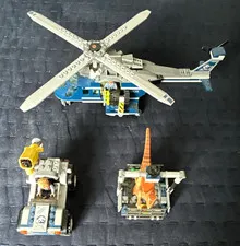 LEGO Jurassic World mini lot, part of Blue’s Helicopter set 75928 included
